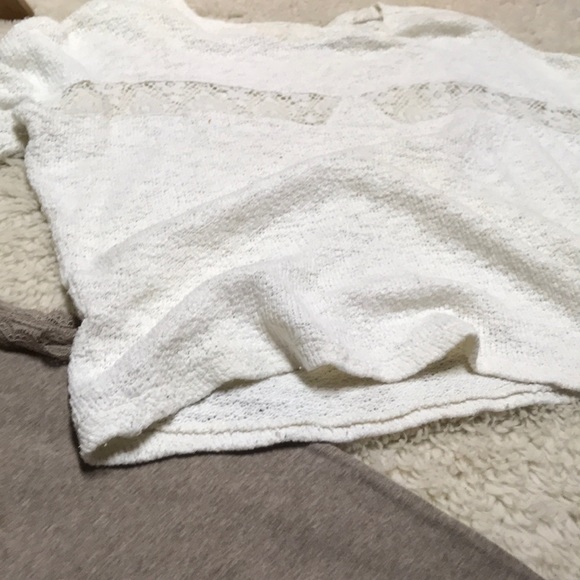 Zara Tops - Zara slouch crochet sweater